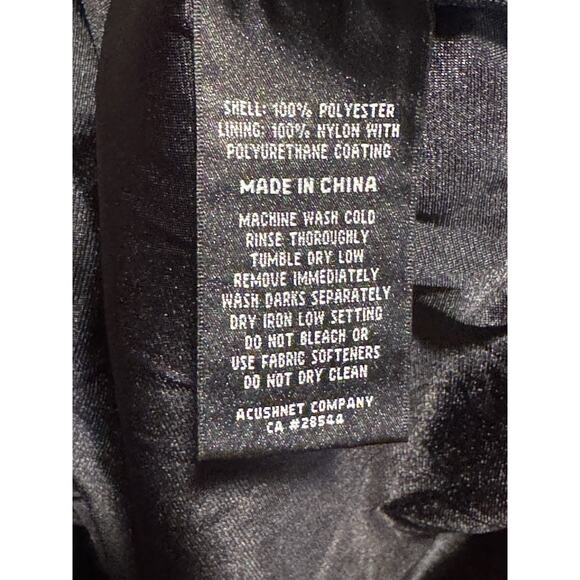 FOOTJOY DRYJOYS Pullover Jacket 1/2 Zip Red Windbreaker Short Sleeve - Men's XL - Picture 7 of 9